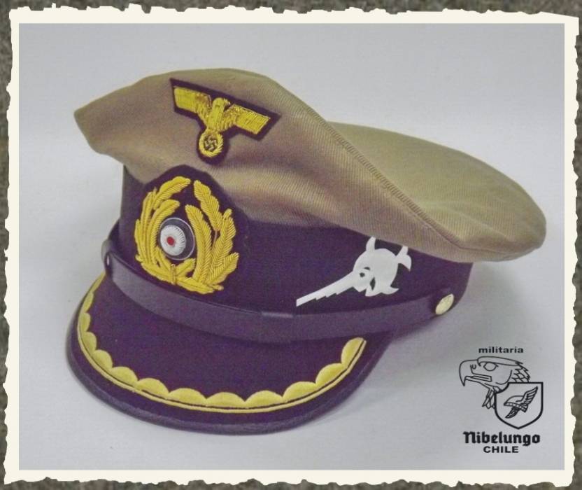 Gorra tropical de la Kriegsmarine