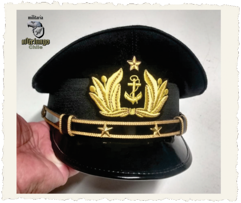 Gorra Capitan Marina Chilena